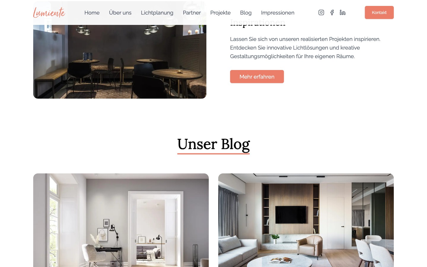 Inspirationen und Blog